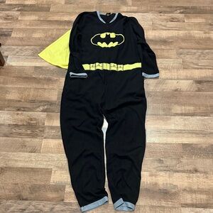 Black and Yellow Batman Onesie with Cape-size L